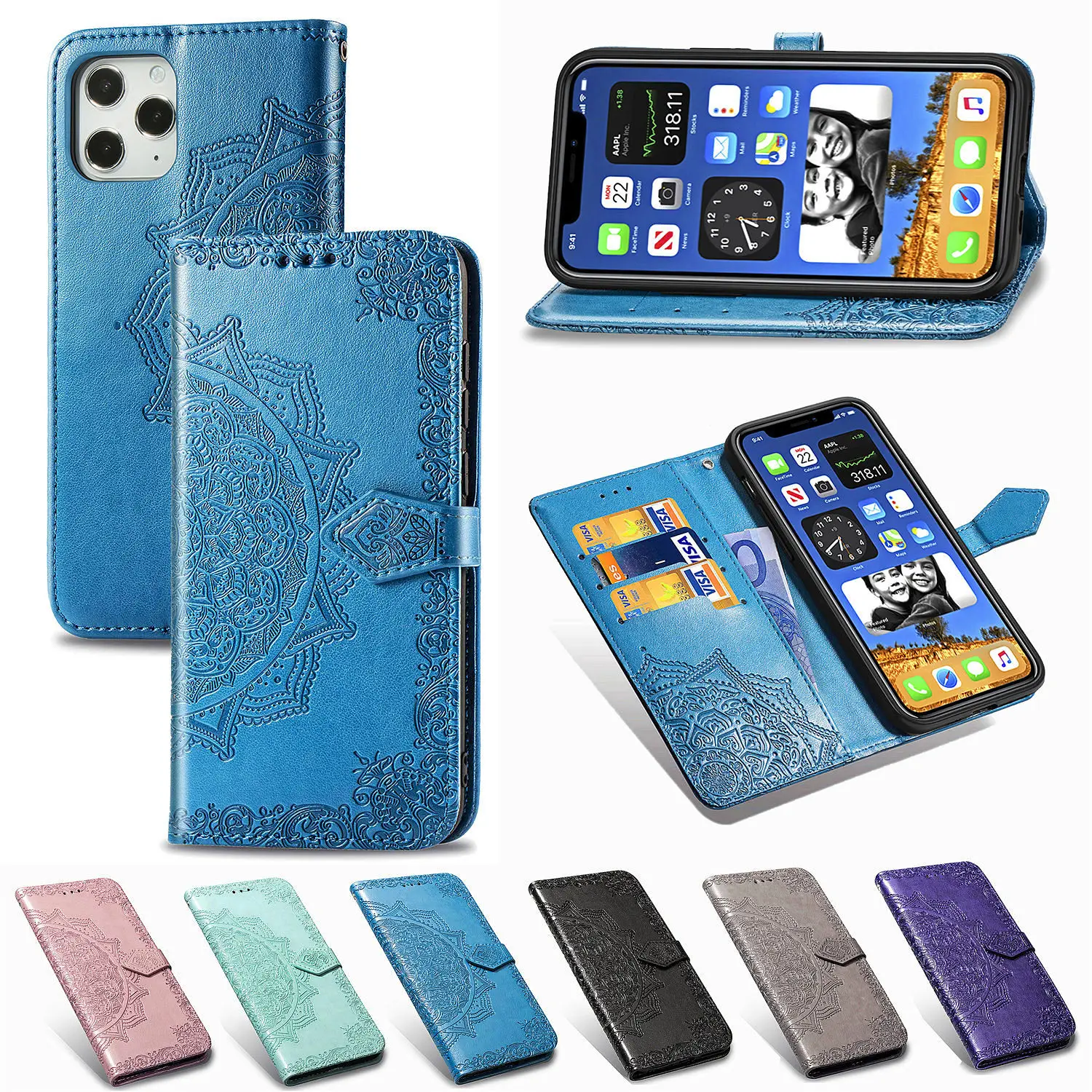 louis vuitton iphone case Cao Cấp Thông Minh Điện Thoại Dành Cho iPhone 11 12 Pro Max 8 7 Plus Xr Xs Max X Xs SE 2020 Hỗ Trợ Lật Bảo Vệ gucci phone case