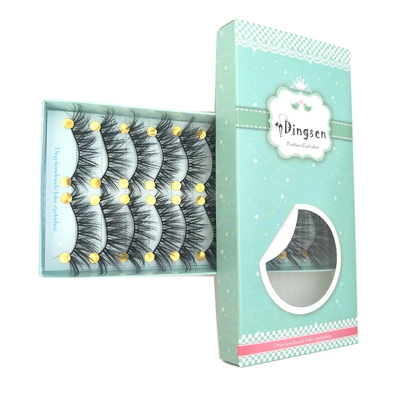 

DINGSEN 10 pairs natural false eyelashes fake lashes long makeup 3d mink lashes eyelash extension mink eyelashes for beauty