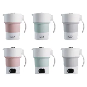 

Silicone Thermostat Touch Travel Can Be Stored In A Constant Temperature Portable Electric Kettle Mini Insulation Pot Drop Sale