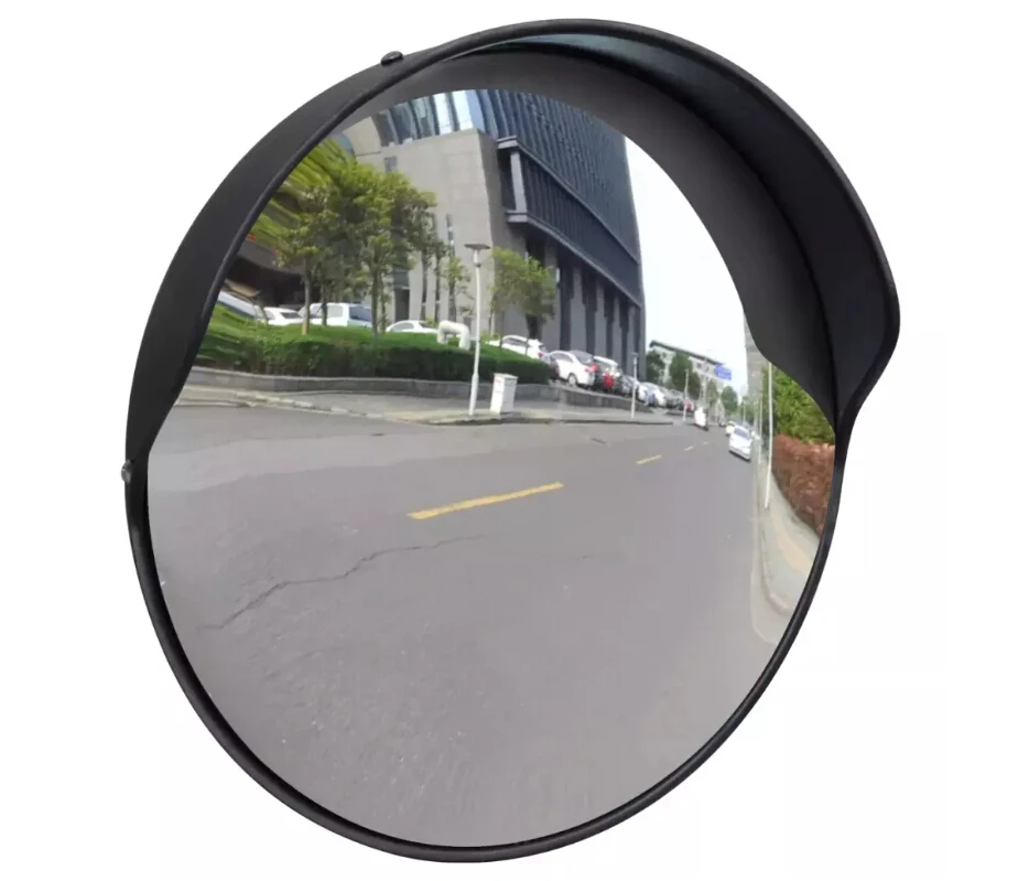 

Vidaxl 30cm Convex Traffic Mirror PC Plastic Black Outdoor Traffic Convex Mirror Prevent Unexpected Accidents Traffic Mirror