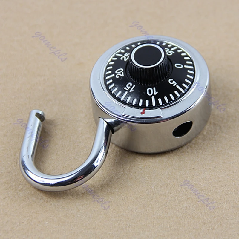 

Drop Shipping Hot Sell Hardened Steel Shackle Dial Combination Luggage Locker Lock Padlock