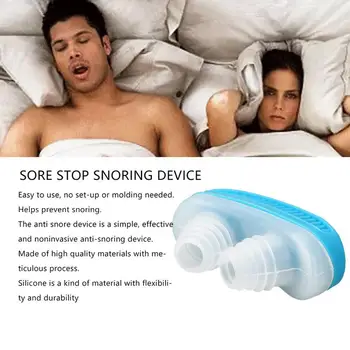 

Soft Silicone Stop Snoring Snore Free Snore Stopper Sleep Nose Clips Device Silicone Nasal Dilators Healthy Sleep Breathe