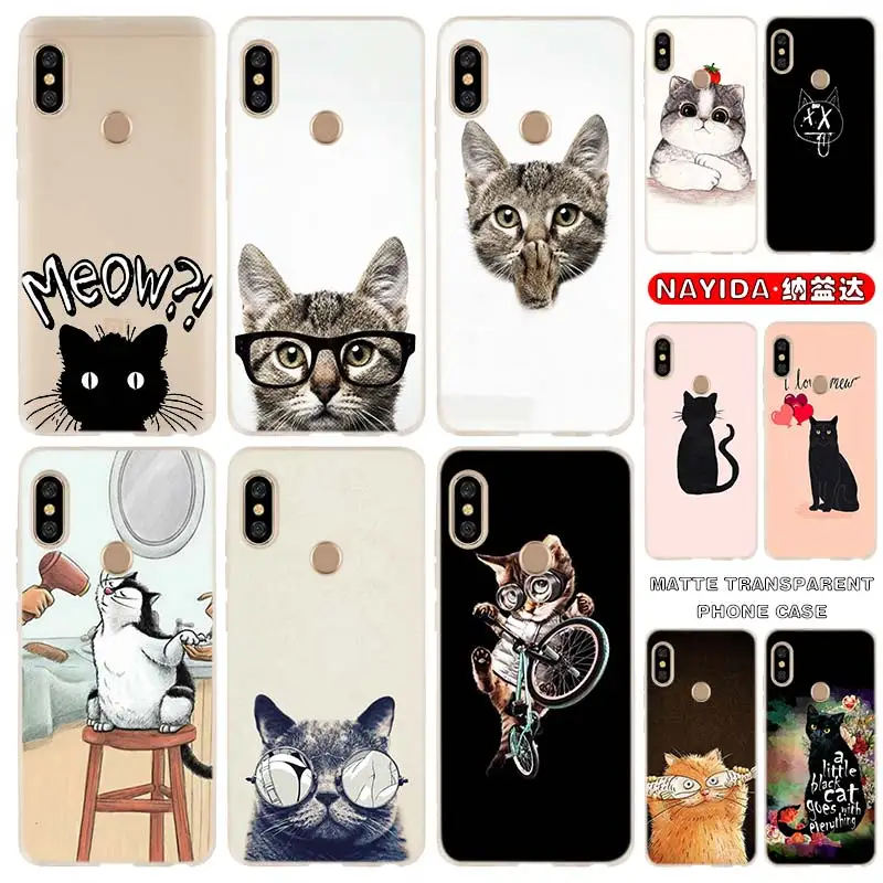 Мягкий силиконовый чехол для Xiaomi Redmi Note 11 10 9 8 7 Pro Max 10s 9s 8t 4G 5Gr Cat Forever Fundas | Мобильные
