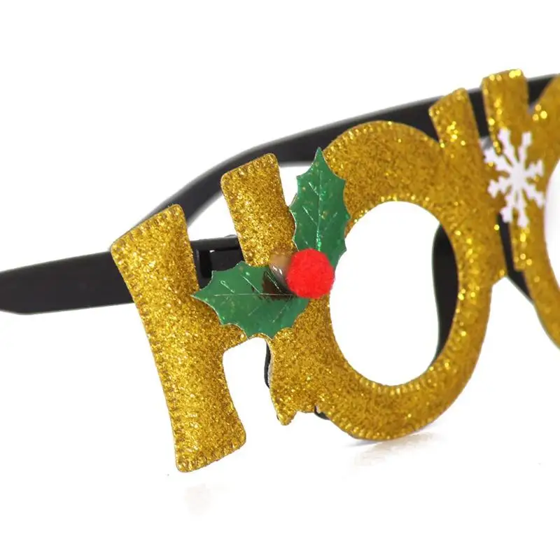 Рождественские украшения игрушки для взрослых детей Санта-Клаус Снеговик очки с рогами Рождественские солнцезащитные очки вечерние косплей реквизит