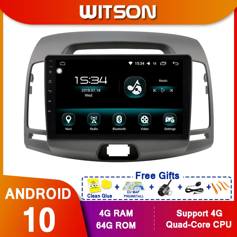 WITSON 9 &quotFULL HD сенсорный экран Android 10 0 Восьмиядерный Автомобильный GPS