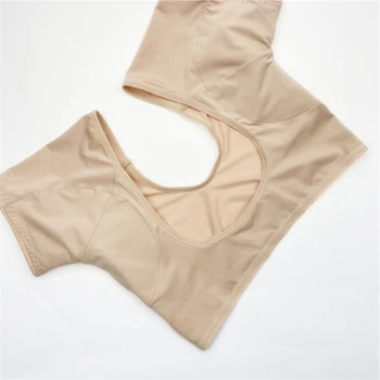 

Reusable T-shirt Shape Sweat Pads Washable Underarm Armpit Sweat Pads Perfume Absorbing M Model Weight Is Under Antiperspirants