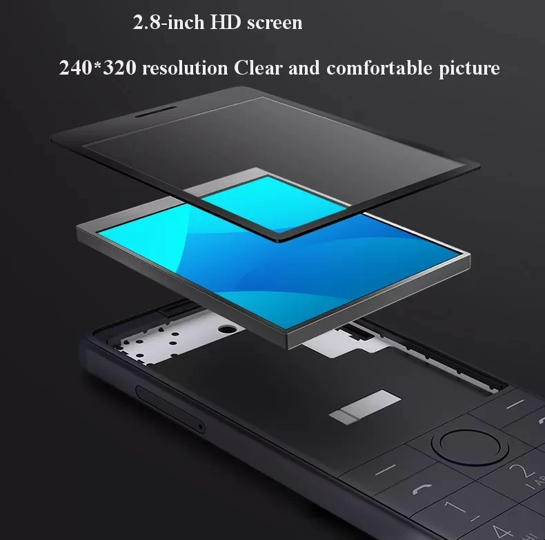 Xiaomi Qin 1S+ VoLTE 4G Network Wifi 4G+512MB 2.8 Inch 1480mAH bluetooth 4.2 Infrared Remote Control GPS Dual SIM Card Feature Phone (8)