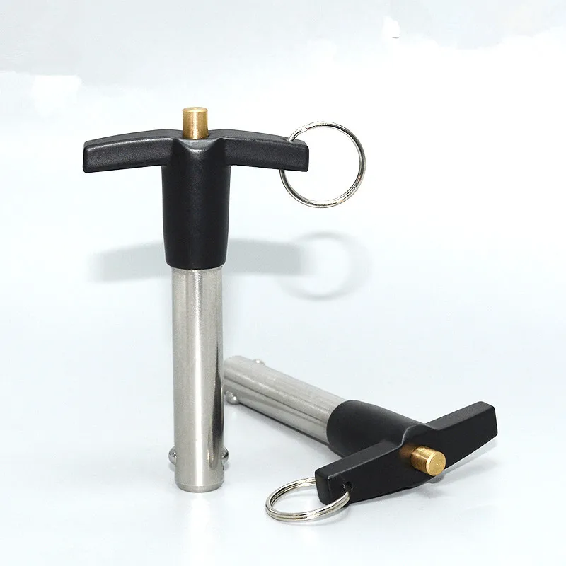 Ball head locking pin MS17985 safety handle stop T-type latch steel ball quick release diameter 5 6 8 | Обустройство дома