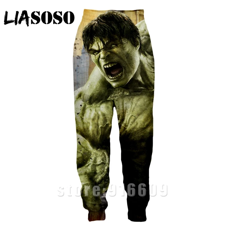 16 3d принт для мужчин и женщин Полная длина jogger дети рок Sweatpant зимние Халк брюки Аниме Мстители повседневные забавные Топ спортивные брюки A252 - Цвет: 16
