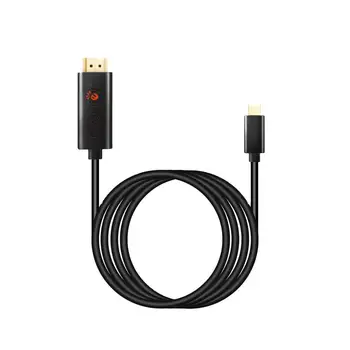 

USB Type-c to HDMI Conversion Wire Type C to HDMI Adapter Line 1080p 4K 1.8 M For Display/Projector/TV/Xiaomi/Huawei