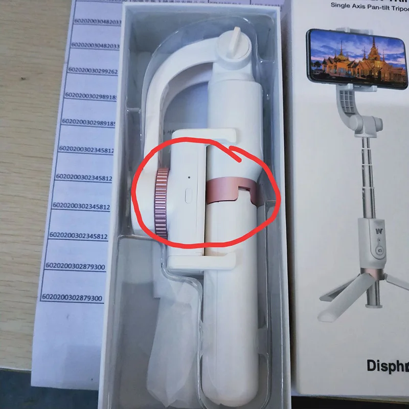 

Selfie Stick Single-axis Stabilizer Bracket Intelligent Anti-Shake Head Self-Timer Tripod Camera Tripod Phone Holder Clip Stand