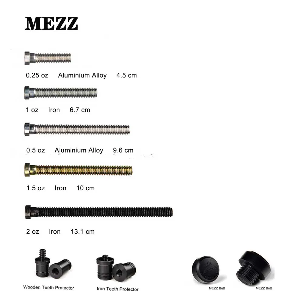 MEZZ бильярдный кий шарнир протектор вес болт отрегулировать вес 5 шт. профессиональный Прочный биллар аксессуары