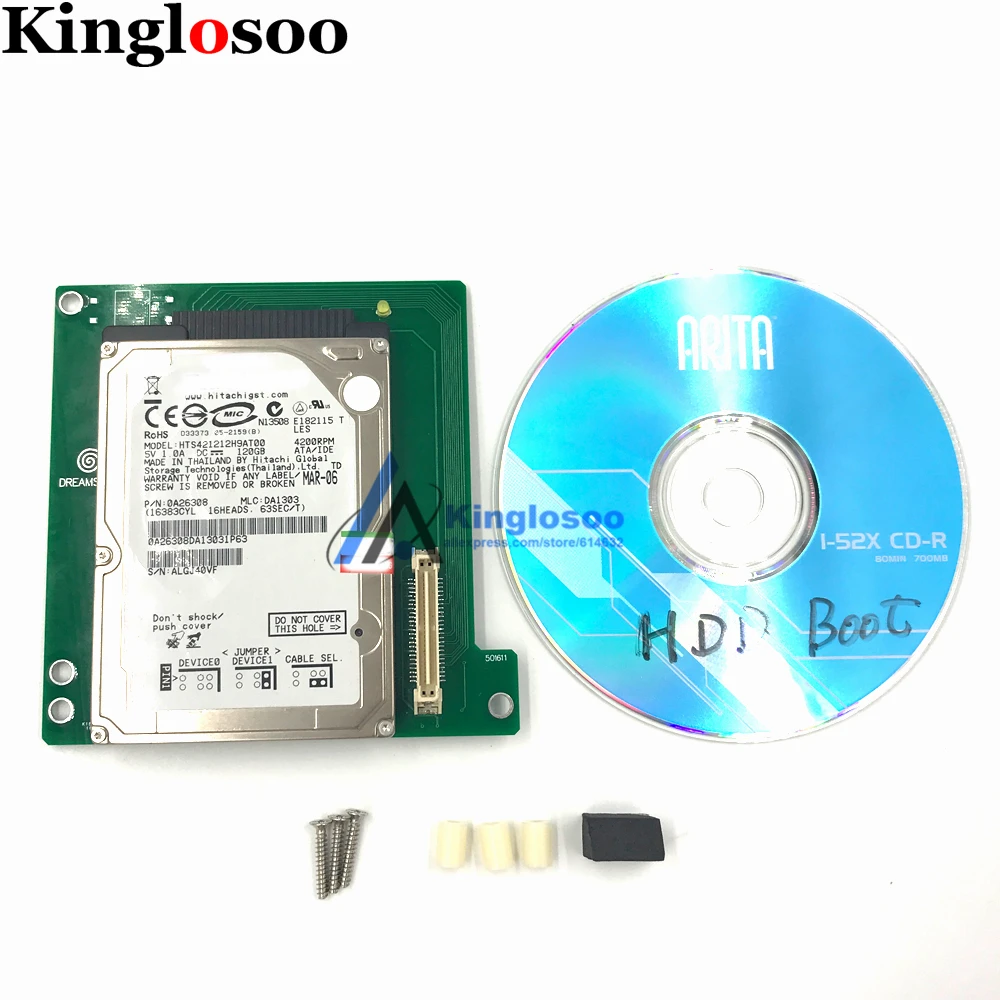 

DIY PCB board and 120G Internal Hard Disk Games for Sega Dreamcast DC game console w/ 120PCS Games