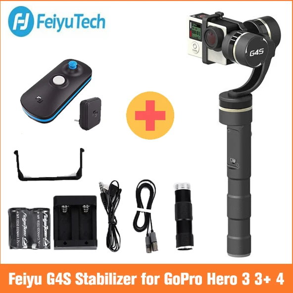 3-осевой карданный стабилизатор Feiyu G4S FY-G4S 4 режима поворот на 360 градусов для GoPro Hero