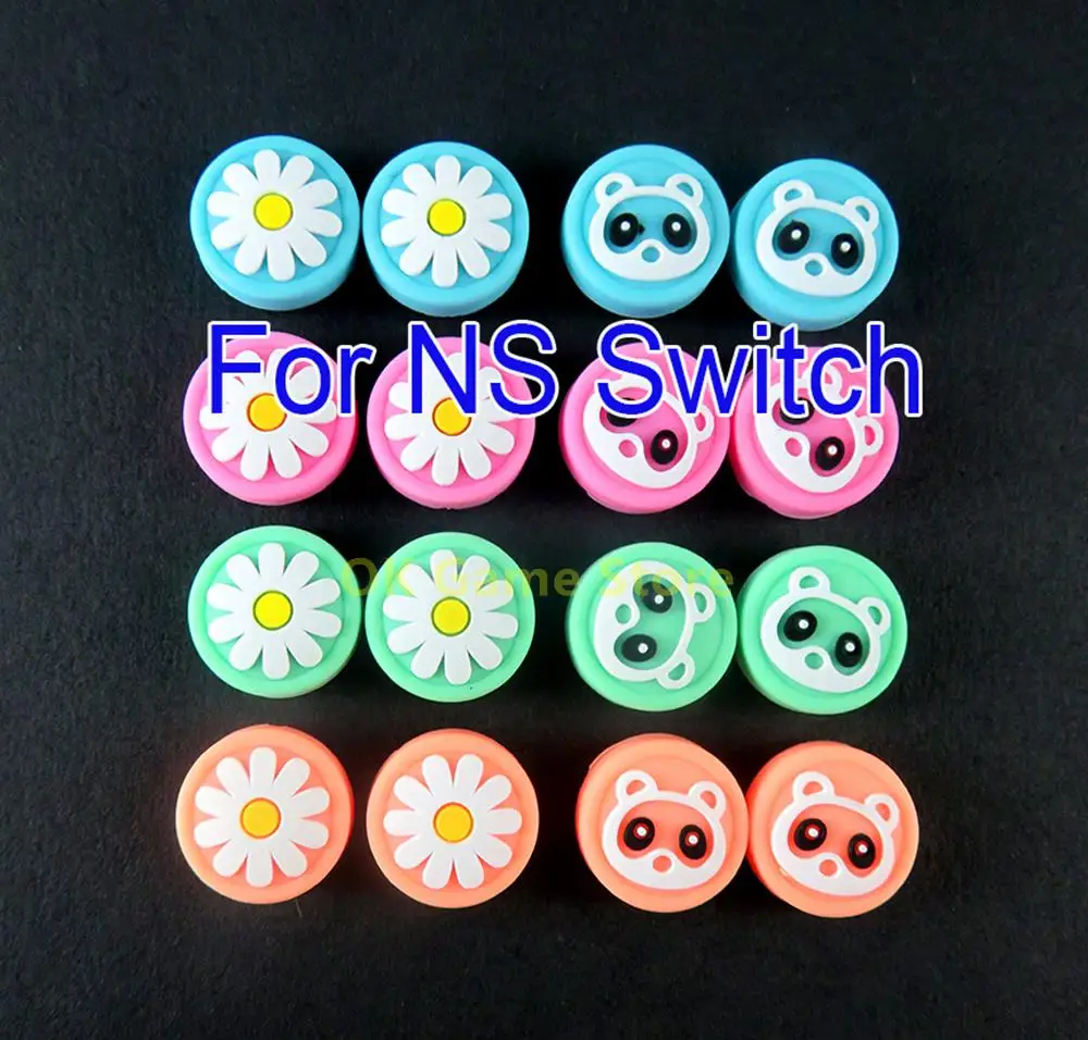 

300pcs/lot for Nintendo Switch Flower Little Bear Analog Thumb Grip Caps for Switch Joy Con Controller Joystick Cap