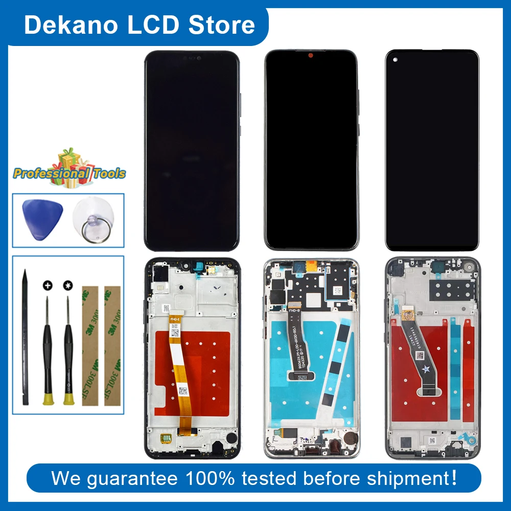 Для Huawei P20 Lite/Nova 3e /P 30 4e/ P40 Lite E/Y7P 2020 ANE-LX1 ANE-LX2 ANE-AL00 LCD Рамка сенсорного экрана |