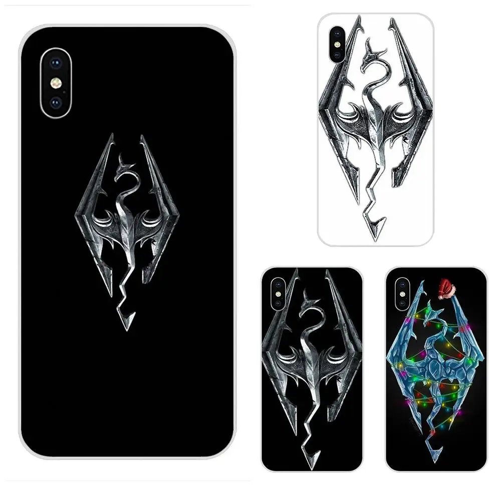 

For Huawei Honor 4C 5A 5C 5X 6 6A 6X 7 7A 7C 7X 8 8C 8S 9 10 10i 20 20i Lite Pro Soft Capa Coque Skyrim Logo