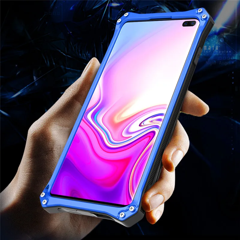 Металлический Чехол S10 Plus для samsung S10, противоударный металлический чехол на заднюю панель, водонепроницаемый чехол для samsung Galaxy S10+ S10 5G, Funda Capas