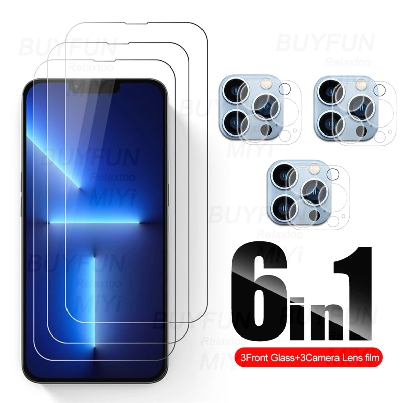 Защита для камеры 6 в 1 Iphone Iphone13 защитное стекло I phone 13 Pro Max Mini 2021 искусственное