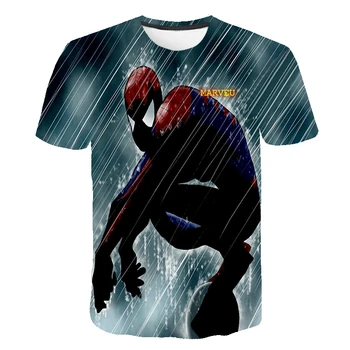 

Children baby boy Spider-Man T-shirt children girl short sleeve Superman printed cartoon T-shirt children's coat T-shirt new