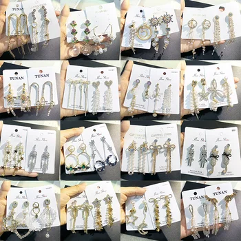 

30 Pairs/lot fashion women earrings lot top quality jewelry earrings wholesale 201109-131