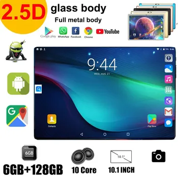 

Android 8.0 Octa Core 10.1 inch Tablet PC 6GB RAM 128GB ROM 5MP WIFI GPS 4G LTE 2.5D Tempered Glass IPS 1280*800 kids tablet