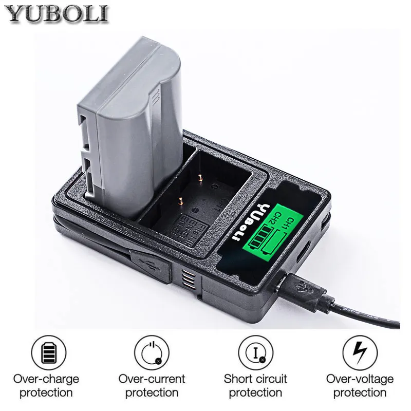 Высокое качество 2 шт. EN-EL3e EL3e 7,4 V 2400 мА/ч, Камера Батарея для Nikon ENEL3E RU EL3E D30 D50 D70 D90 D70S D300 Камера аксессуары