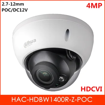 

Dahua 4MP HDCVI POC Camera 2.7-12mm Motorized lens Support POC and DC12V Smart IR 30m Dome Camera Security camera for cctv