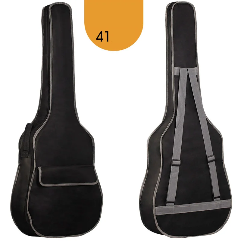 Водонепроницаемый чехол для гитары мягкий чехол 20 мм мягкий для 4" 40" Акустическая гитара Бесплатные струны+ медиаторы+ ткань для чистки