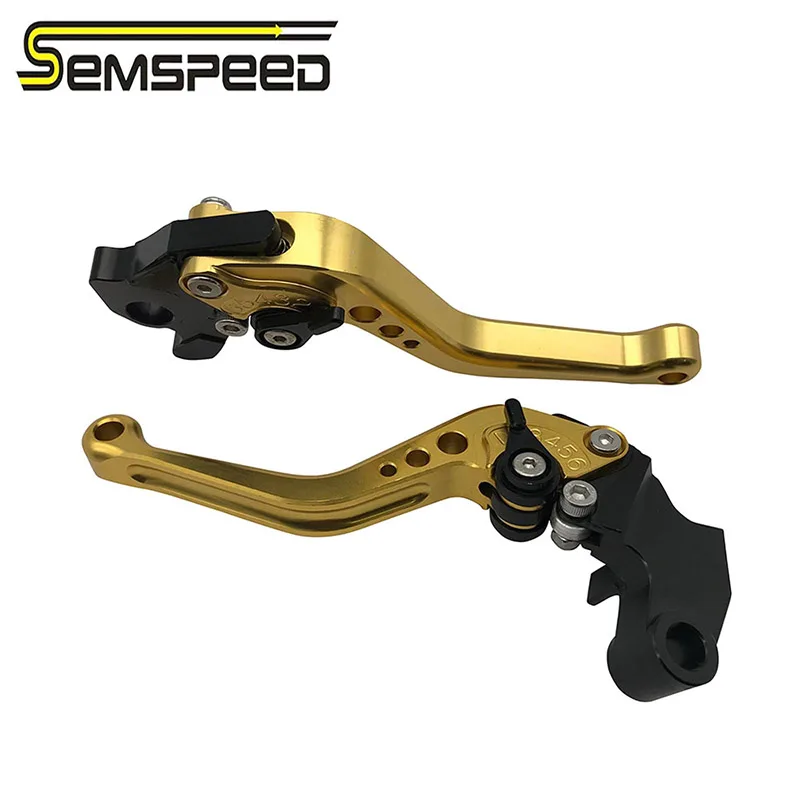 Тормоза-ручка сцепления-тормозные рычаги модификация semspeed CNC Алюминиевый Рычаг подходит-для Yamaha Tmax 530 2012- TMAX 500 2008-2010 - Цвет: Золотой