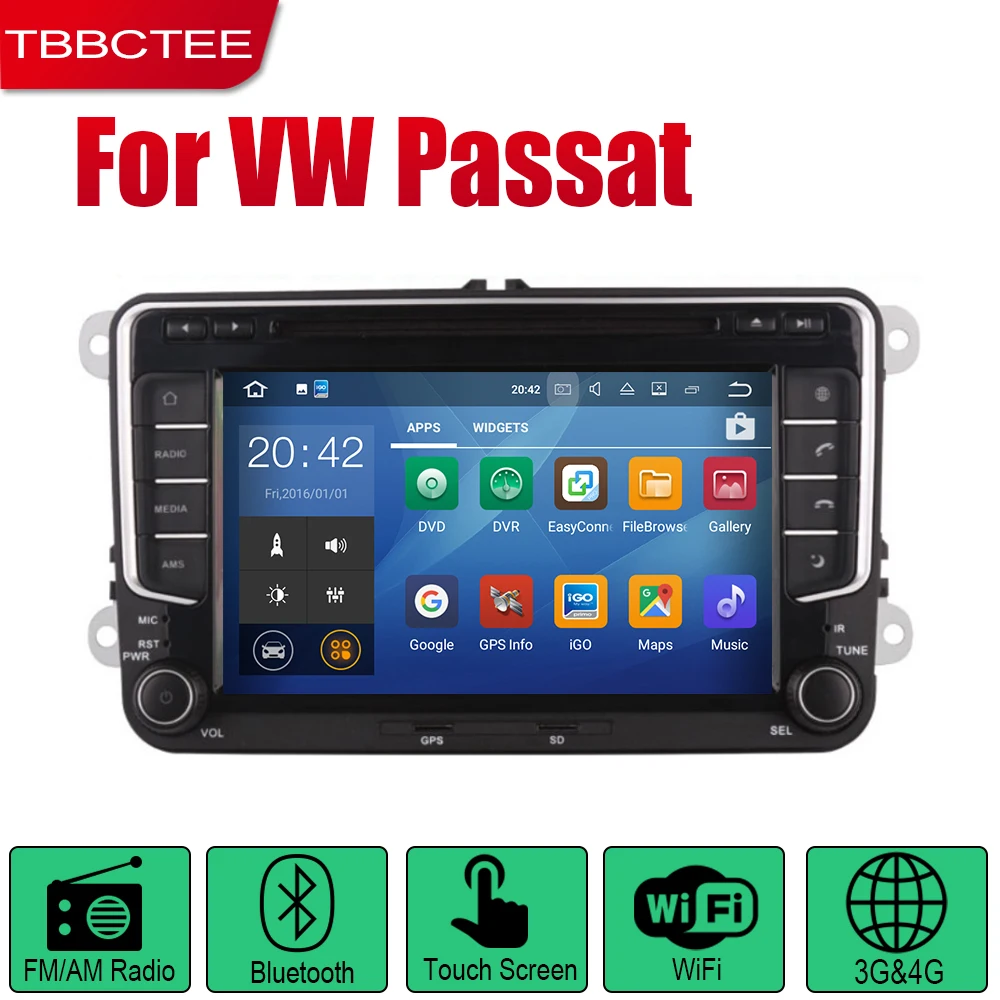 TBBCTEE dvd-плеер gps навигация для Volkswagen VW Passat Variant 2005 2006 2007 2008 2009 2010 автомобильный Android BT экран радио