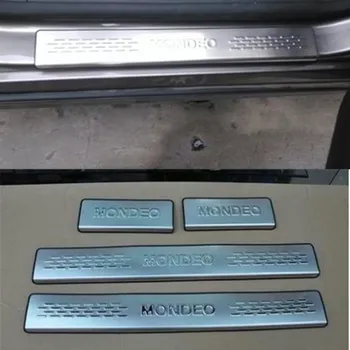 

Car styling Stainless Steel Threshold Scuff Plate Door Sill Covers For Ford Mondeo 2013