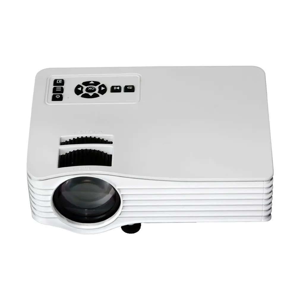 Портативный UC36 1080P полный высокой четкости домашний кинотеатр 3D кинотеатр HDMI USB цифровой Мультимедиа светодиодный мини-проектор 640*480