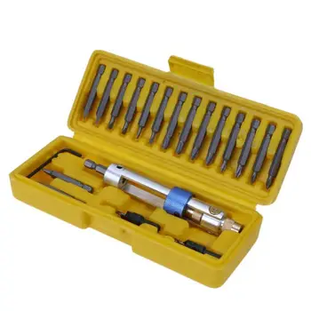 

20pcs Multi Function Screwdriver High Speed Steel Bit Double Use Replacement Tool Kit Set Half Time Drill Tool