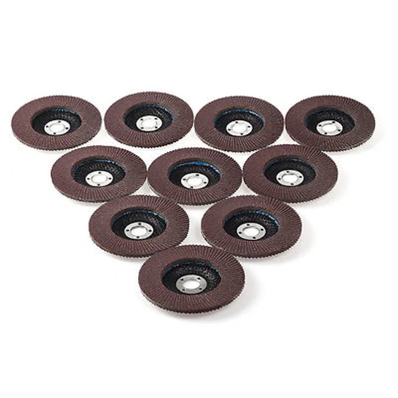 4 Inch Flap Grinding Sanding Angle Grinder Wheel Sand Paper Disc Grit 240 10 Pcs