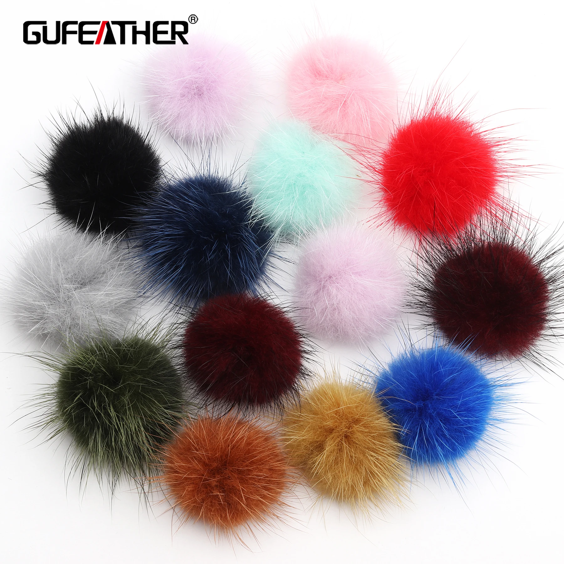 GUFEATHER L201 кисточки меховая кисточка ручная работа Аксессуары для украшений