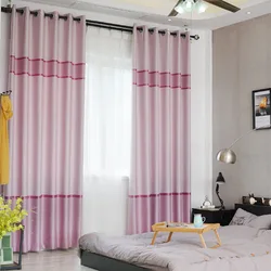 European Style Shading Sunscreen and Heat Insulation Curtains for Living Dining Room Bedroom