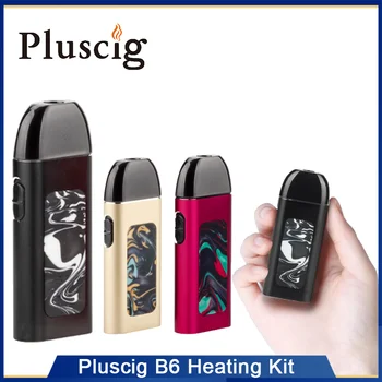 

Pluscig B6 Temperature Control Heating Kit Built-in 850mah Battery Up To 10 Continuous Smokable Compatibility Vape Box Kit