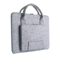 Laptop Bag Super Light Solid Wool Felt Handbag for 11 13 5Inch MacBook Lenovo Dell HP Asus Computer Bag Men Women