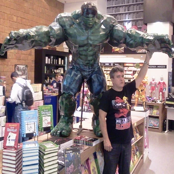 

Large 2 meters bruce Banner 1: 1 size paper model DIY decorative ornaments 2 3D Paper Card Model Sets iron Man Super hero