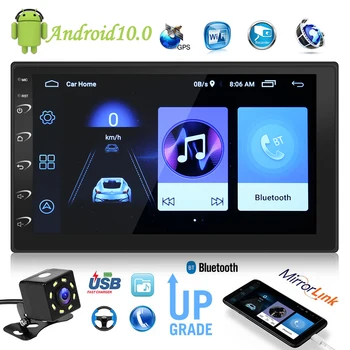 

VODOOL 2Din Android 10.0 Car Radio Multimedia Video Player GPS FM Radio Multimedia VideoBluetooth Wifi Player 7inch 1G+16G