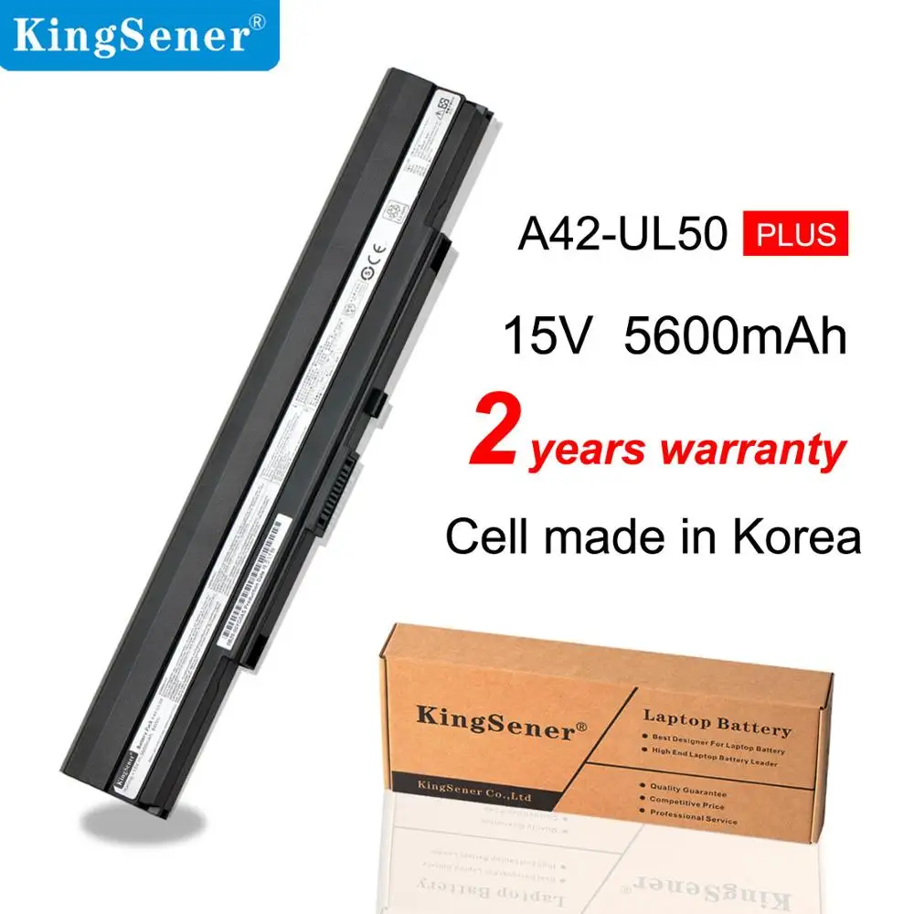 Kingsener 15v 84wh A42-ul50 Bateria do Portátil para Asus Ul30 Ul30a U30jc Ul50 Ul80 U30 U35 U45 Ul30a Ul80a Série A41-ul80 A42-ul30