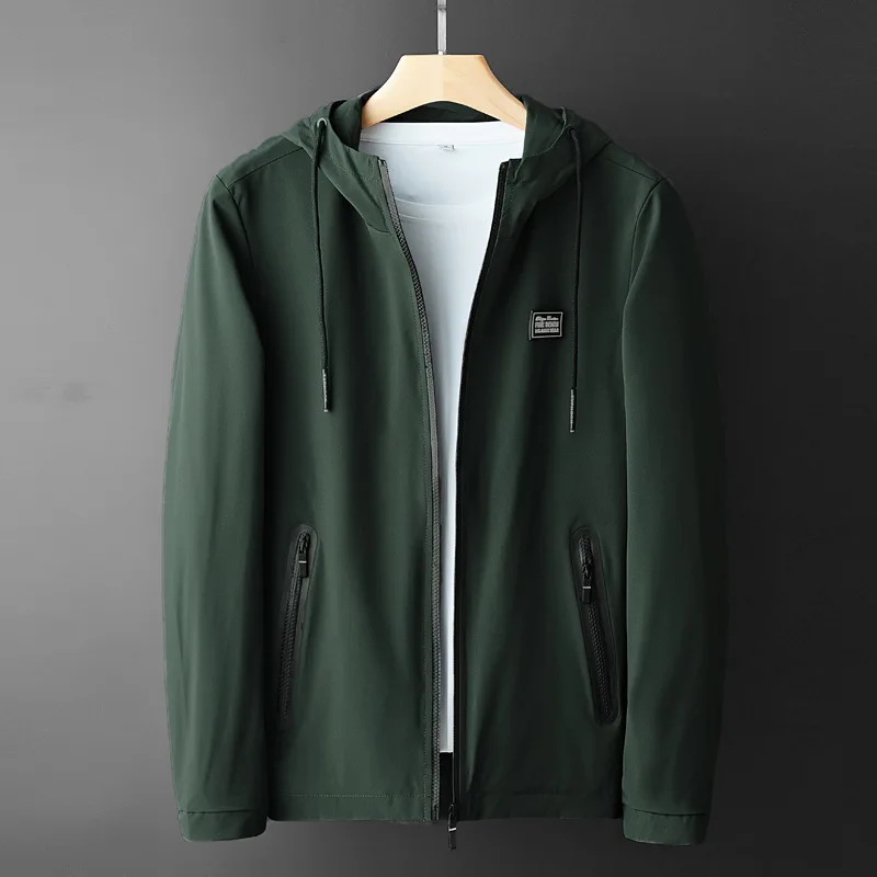 

New Style Coat Men's Autumn New Arrival Hooded Jacket MEN'S Coat Korean-style Slim Fit Casual Students Teenager Fashion