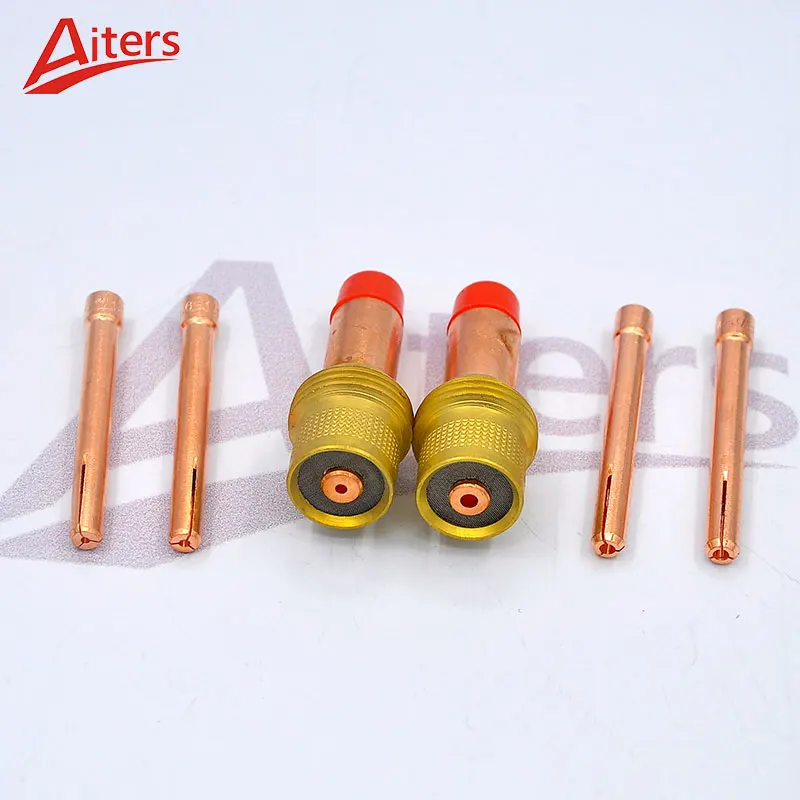 Kit 26 Pièces Accessoires Torche TIG WP-17/18/26 – Buses Céramique, Collets, Corps, Capuchons Arrière
