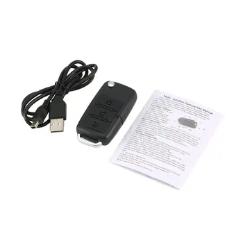 

Built in Rechargeable Li-battery High Resolution Car Key Mini Video Cam Camera DVR Camcorder Recorder Motion Detection
