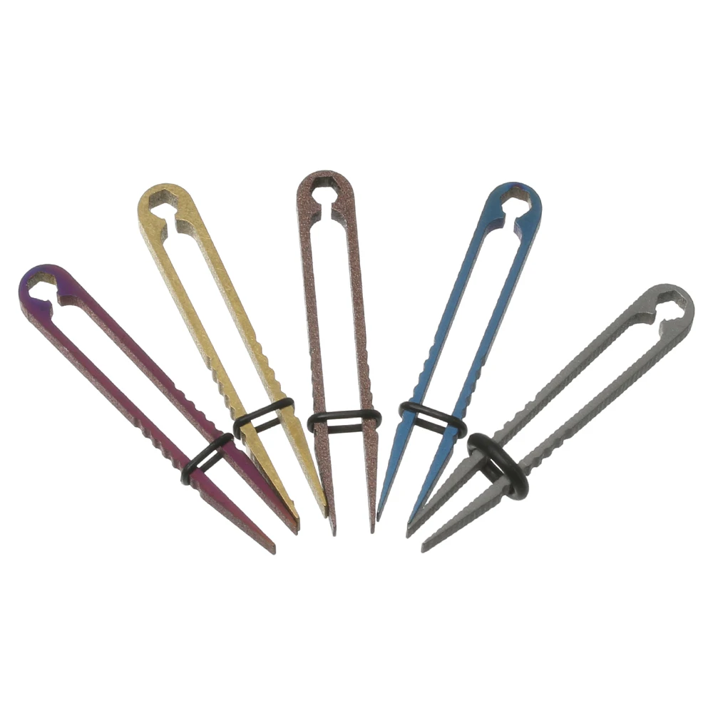 2 Sizes TC4 Clip Titanium Tweezers Pick Up Clamping EDC Multipurpose Gadget Professional Camp Outdoor Pocket Maintenance Tool multi function tool