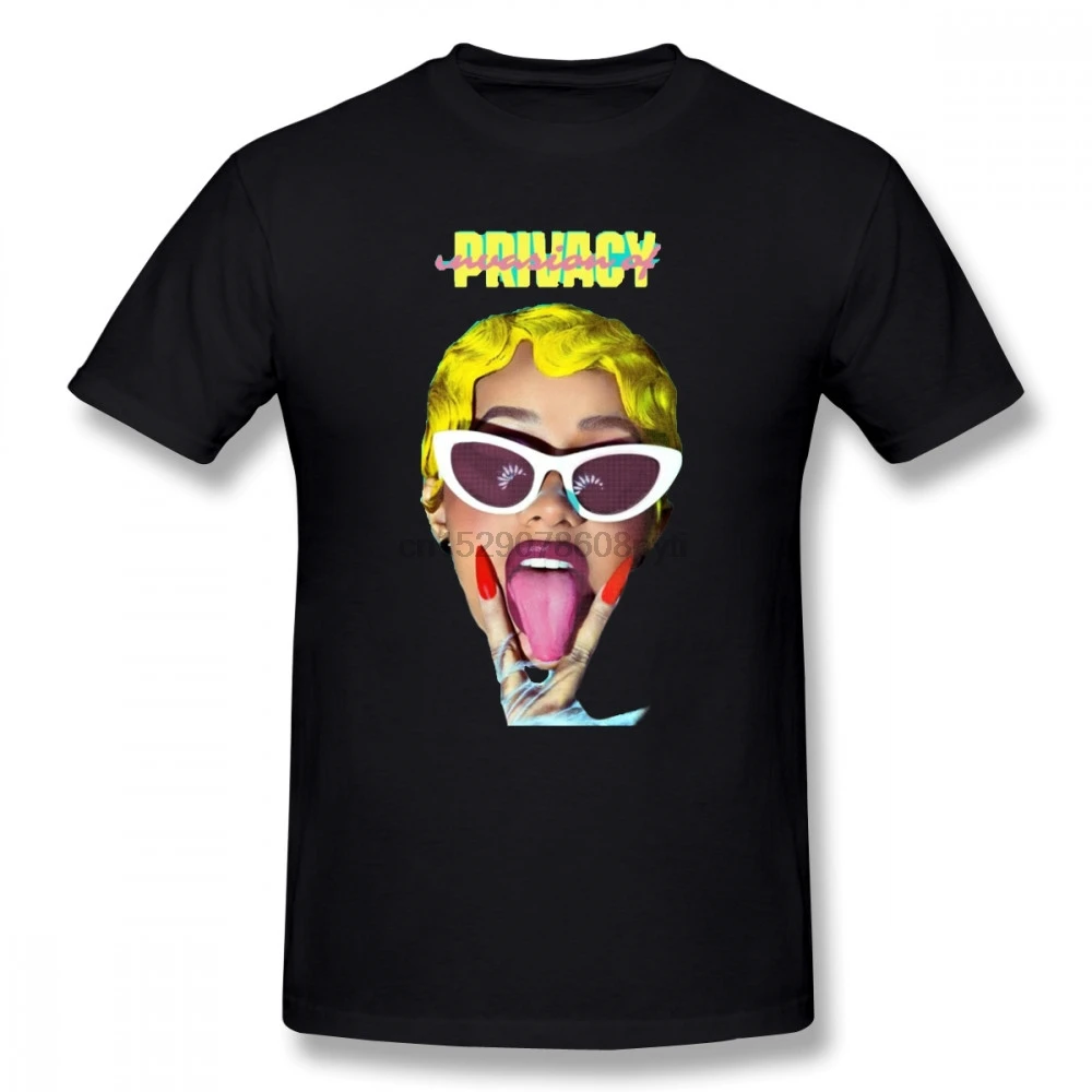 Отличная мужская футболка смешная Cardi B Rap короткий рукав 100% хлопок круглый вырез