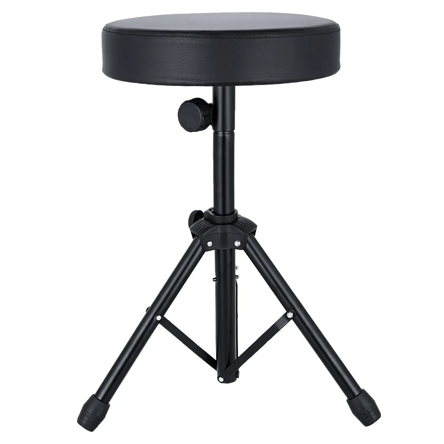 

New Drum Soft Padded Throne Seat Stool Stand Drummers Drumming Adjustable Chair