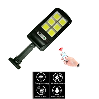 

Solar operated wall lamp radar sensor 120 LED outdoor waterproof solar lights energy saving garden pathway yard ground lawn 3 mo