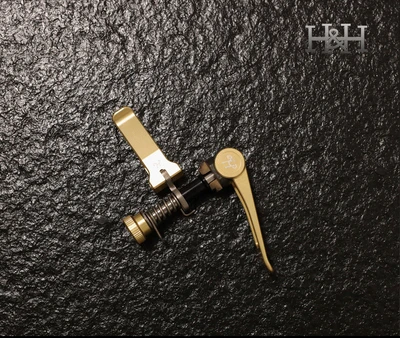 H & h-自転車シートポストクランプ,超軽量,cnc,ブロンプトン用